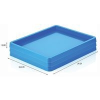 Mini plateau en plastique résistant - Lot de 12 assortis - Classmates - Image 4