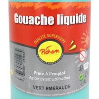 Flacon 1 litre gouache pichon avec bec verseur - vert émeraude - Image 2