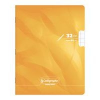 8000 PELLICULE, Cahier piqué 17x22 32p séyès agrandi 2,5mm 90g - Image principale