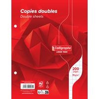 7000, Copies doubles perforées s/film 17x22 200p séyès70g - Image principale
