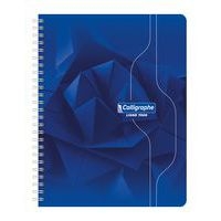 Cahier reliure hélicoïdale 17x22 cm 180 pages 5x5 70g - Image principale