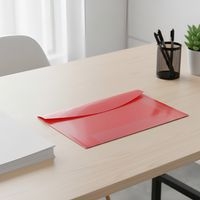 Enveloppe PP format 24x33,5cm rouge - Image 4