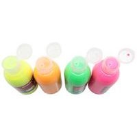Assortiment de 4 flacons 250 ml gouache acrylique fluo Pichon - Image 5