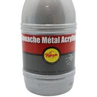 Flacon 250 ml gouache métal acrylique pichon - argent - Image 6