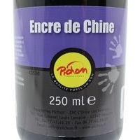 Flacon 250 ml encre de chine noire pichon - Image 2