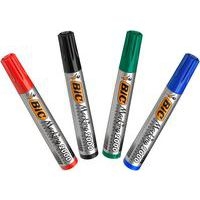 Pochette 4 marqueurs permanents pointe ogive assortis - Image 3