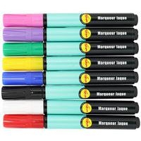 Marqueur peinture, laque brillante pichon, 6 ml - rose - Image 2