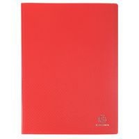 Reliure plastique 30 volets transparents A4 - Rouge - Image principale