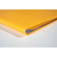 Reliure plastique 60 volets transparents - Jaune - Image 2