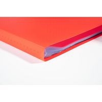 Reliure plastique 30 volets transparents A4 - Rouge - Image 5