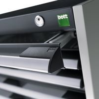 Armoire d'atelier à tiroirs Bott SL87 Ht 160 cm 9 tiroirs Gris/Bleu - Image 10