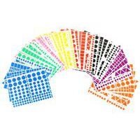 Pochette contenant 40 feuilles gommettes (4800 gommettes) - Image principale