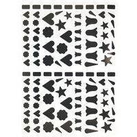 Pochette 40 feuilles gommettes (4500 gommettes) - Etoiles et clochettes - Image 8