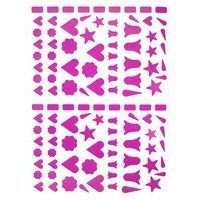 Pochette 40 feuilles gommettes (4500 gommettes) - Etoiles et clochettes - Image 5