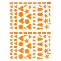 Pochette 40 feuilles gommettes (4500 gommettes) - Etoiles et clochettes - Image 2