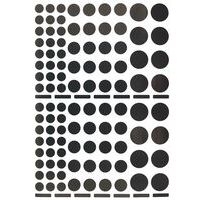 Pochette 40 feuilles gommettes (4150 gommettes) - rondes de différents diamètres - Image 7