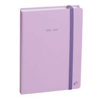 Agenda journalier 12x17 pastel parme+élastique août-juillet - Image principale