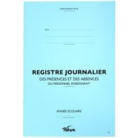Registre journalier réf P3 21x29.7 cm -20 pages - Image principale