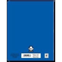 Cahier 96 pages Seyes 21x29.7 cm 80G - Polypropylène bleu - Image 2