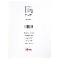 Feuille dessin blanc 200 g 25 x 32 cm gamme supérieure (Pochette de 10) - Image 3
