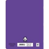 Cahier polypropylène 48 pages seyes 17x22 cm 80g violet - Image 2