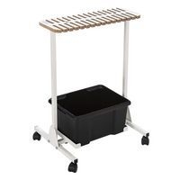 Chariot range raquettes de badminton et de tennis de table avec bac - Image principale