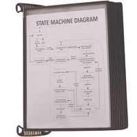 Support mural Tarifold avec 10 poches A4 magnétiques - Image principale