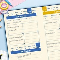 Agenda DYS journalier 13x21 cm multicolore - Image 5