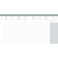 Agenda Exécutif Color Andrea marron 16x16 cm août à août - Image 5