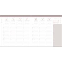 Agenda Exécutif Color Festy bleu 16x16 cm août à août - Image 5
