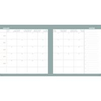 Agenda Exécutif Color Festy bleu 16x16 cm août à août - Image 6