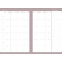 Agenda Universitaire Color Festy rose 10x15 cm août à août - Image 6