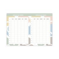 Agenda Hebdocolor 21 Canopy fleurs 15x21 cm août à juillet - Image 2