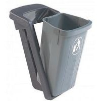 Poubelle urbaine Elégance 50 L Gris/Bleu nuit SULO - Image 3