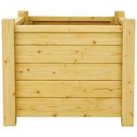 Jardinière Ventoux carrée 95x95x95 cm - pin traité - Image 4
