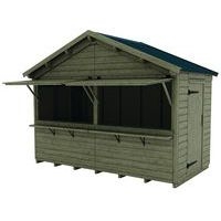 Chalet évenementiel 360x187x290 cm - pin traité - Image principale