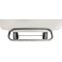 Conteneur mobile à pédale frontale amovible inox 110L - Manutan Expert - Image 4