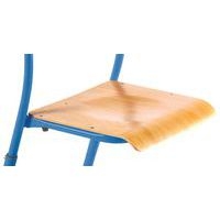 Chaise Atlas réglable appui sur table, dossier simple galbe, Bleu - Image 5