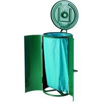 Poubelle en métal 120 litres H:100 cm Col.:Vert - Image 3