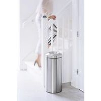 Poubelle à papier anti-feu - Inox - 30 L, Coloris : Argent - Image 2