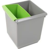 Lot de 4 Poubelle à papier en cône 21L Gris - Image 8