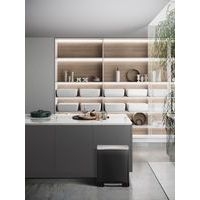 Poubelle à pédale E-Cube Tri-sélectif 10+9 L, Matériau : Acier - Image 5