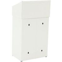 Poubelle avec tête hygiènique 18L, Coloris : Blanc - Image 2