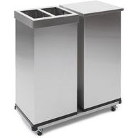 Poubelle Carro Mix 2x52,5 L, Matériau : Acier inoxydable - Image 3