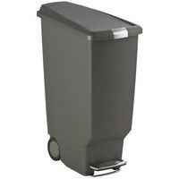 Poubelle Slim Step Can 40L, Coloris : Gris - Image 3