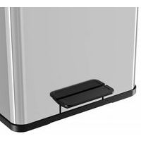 Poubelle Öko Trio Plus L 3 x 9 L - Hailo, Matériau : acier inoxydable - Image 2