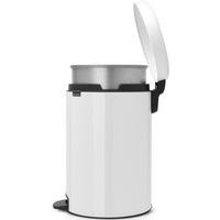Poubelle à pédale NewIcon 20L avec liner métal - Brabantia, Coloris : Blanc - Image 3