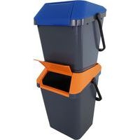 Poubelle EasyMax 35 L noir/bleu - Image 5