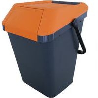 Poubelle EasyMax 45 L noir/orange - Image 3