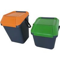 Poubelle EasyMax 45 L noir/orange - Image 10